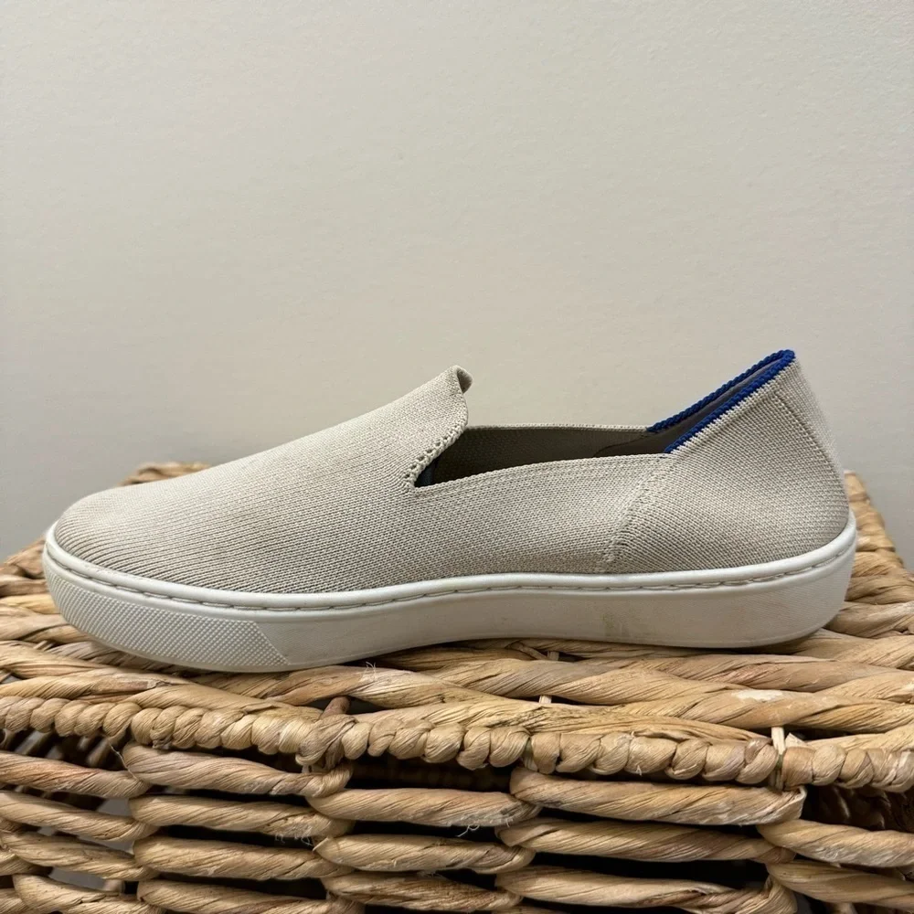 Rothy's Cream‎ The Original Slip On Flat Casual Shoe 6